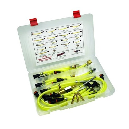 S.U.R. & R. Auto Parts Deluxe Fuel Pressure Tstr Adptr Kit (1) SRRFPT290